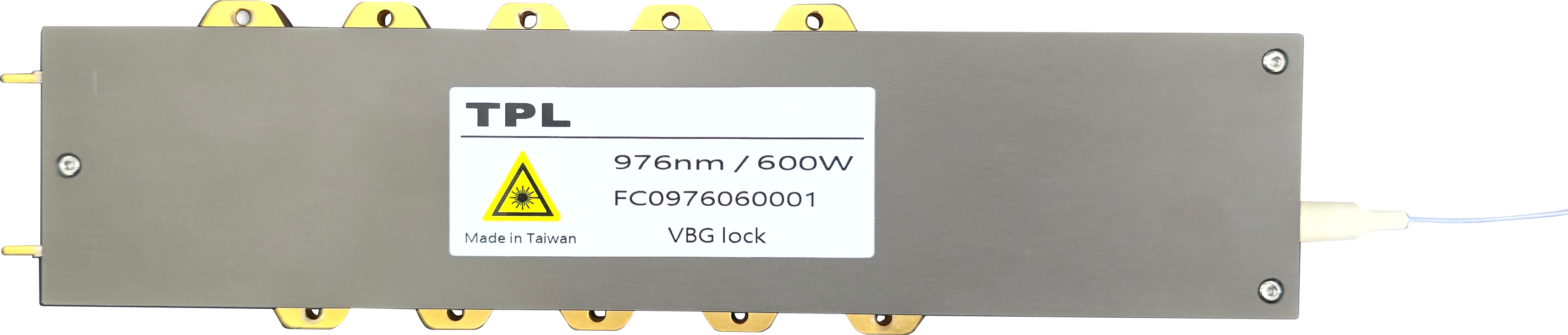 976nm 600W full power range wavelength stabilized fiber coupled laser module