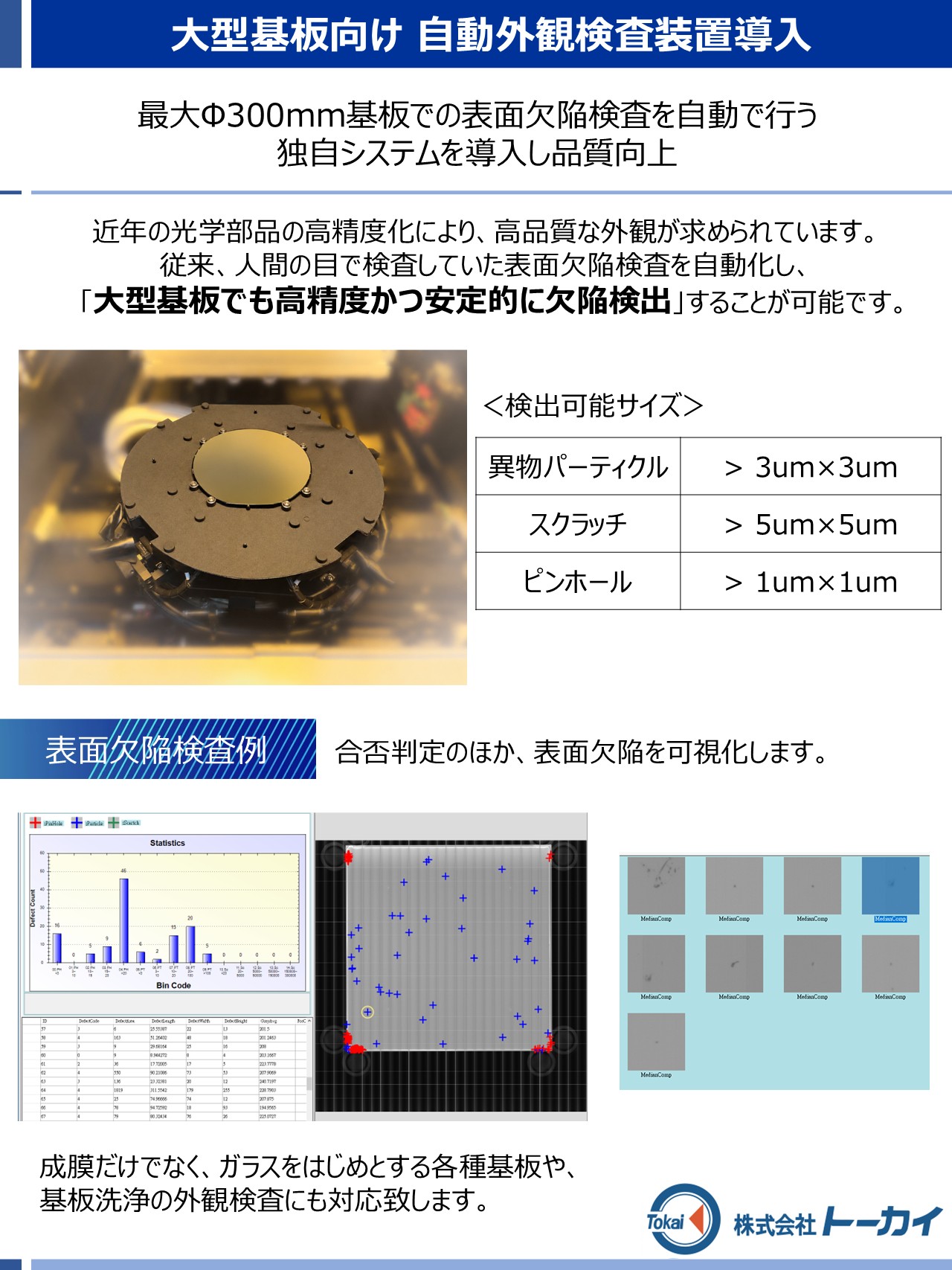 自動外観検査装置導入