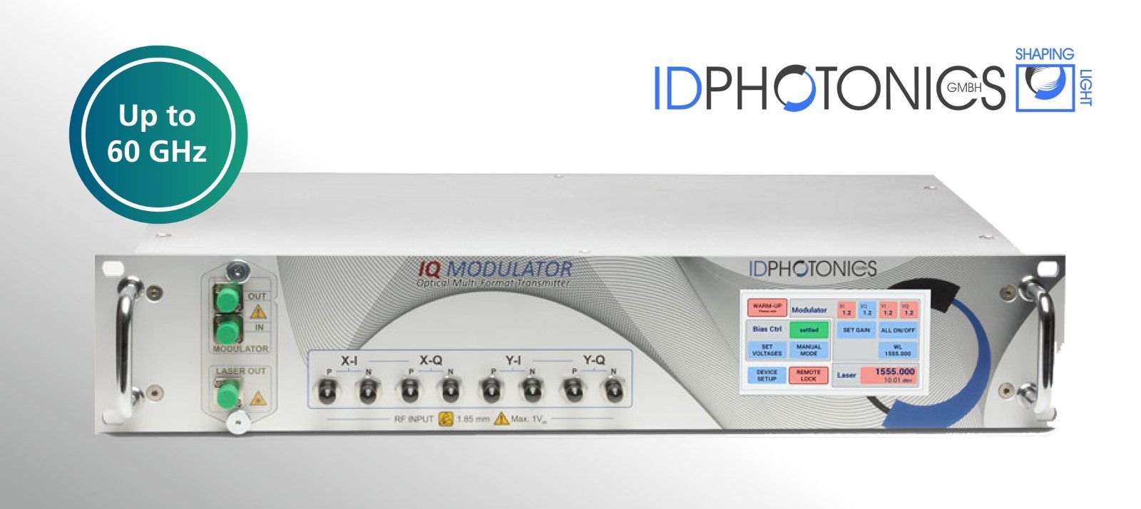 Integrated DP-IQ Reference-Transmitter