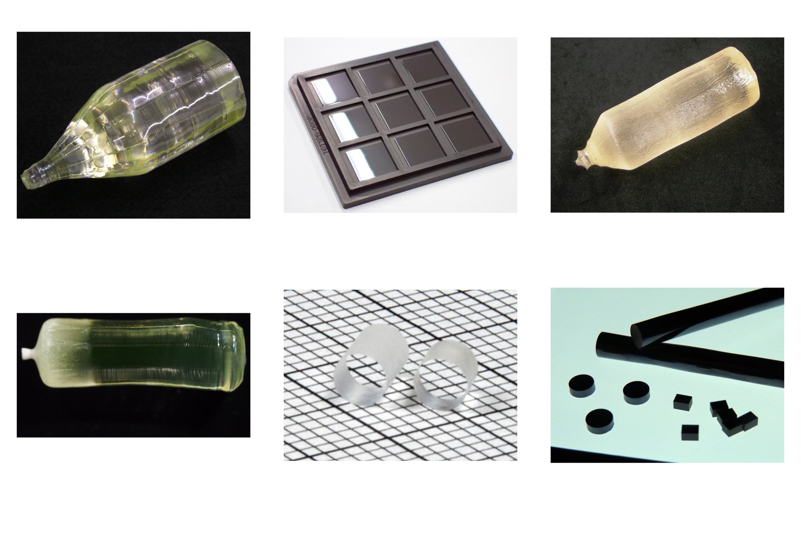 アイソレータ用磁気光学材料結晶：KTF、CeF3、TSAG、YIG、TGG、Bi:RIG