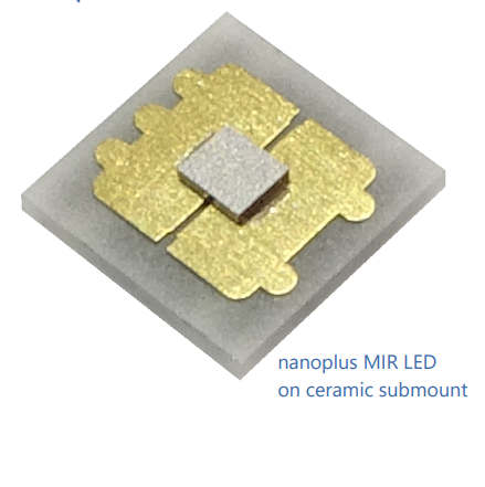 nanoplus社製 中赤外LED (2000nm～2500nm)