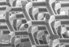 Organic-free 3-dimensional µ-structure generated by Two-Photon-Polymerization